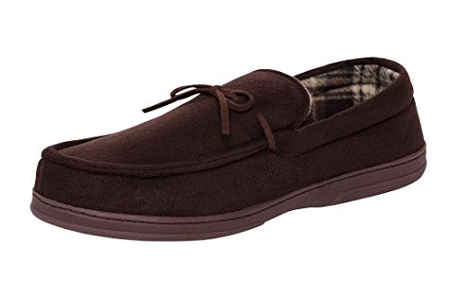 flannel lined slippers mens